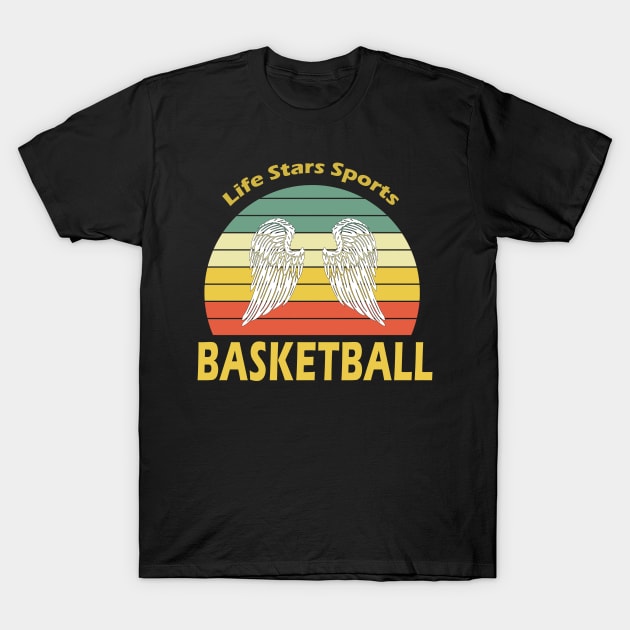 The Retro Basketball T-Shirt by Usea Studio
